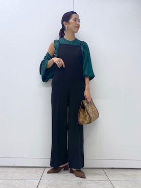 「秋先取りコーデ」｜「アイテム（アンサンブル）」を使った、rittaman1105さん（レディース・158cm）の夏コーディネート