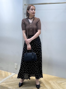 「ROPE'（ロペ）のアイテム」を使った、MIYUKIさん（レディース・164cm）の夏コーディネート