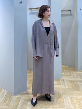 「アイテム（ワンピース/ドレス）」を使った、MIYUKIさん（レディース・164cm・30代）の秋コーディネート
