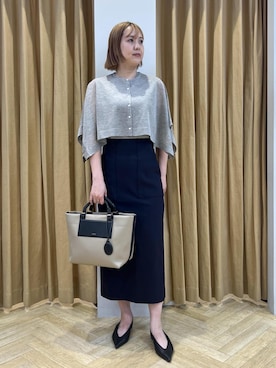 「E'POR（エポール）のアイテム」を使った、MIYUKIさん（レディース・164cm）の春コーディネート