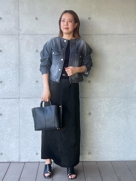 「アイテム（ベルト）」を使った、MIYUKIさん（レディース・164cm・30代）の夏コーディネート