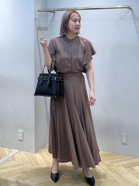 「ROPE'（ロペ）のアイテム」を使った、MIYUKIさん（レディース・164cm）の夏コーディネート