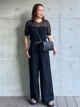 「アイテム（ニット/セーター）」を使った、MIYUKIさん（レディース・164cm・30代）の夏コーディネート