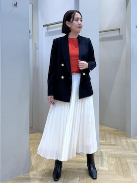 「アイテム（スカート）」を使った、MIYUKIさん（レディース・164cm・30代）の秋コーディネート