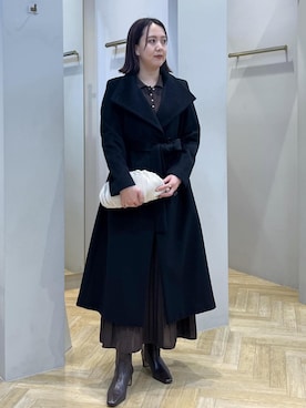 「ROPE'（ロペ）のアイテム（バッグ）」を使った、MIYUKIさん（レディース・164cm）の冬コーディネート