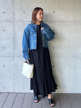 「アイテム（ワンピース/ドレス）」を使った、MIYUKIさん（レディース・164cm・30代）の夏コーディネート