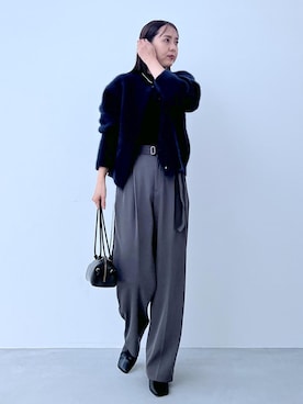 「アイテム（アクセサリー）」を使った、MIYUKIさん（レディース・164cm・30代）の秋コーディネート