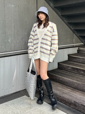 amisaさん（レディース・159cm）の秋コーディネート