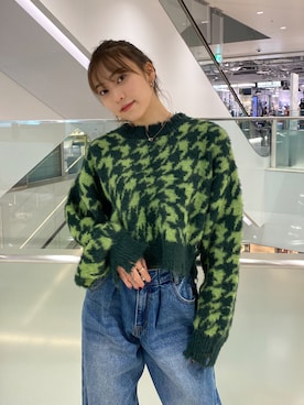 「ニット/セーター」｜amisaさん（レディース・159cm）の冬コーディネート