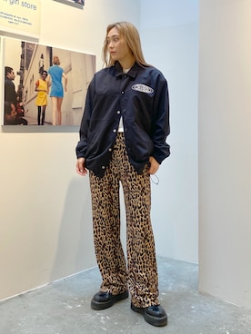 「春カラー」｜「アイテム（ナイロンジャケット）」を使った、amisaさん（レディース・159cm）の春コーディネート