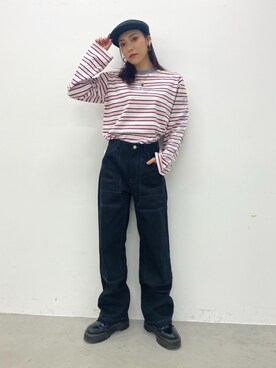 amisaさん（レディース・159cm）の冬コーディネート