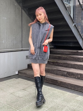 amisaさん（レディース・159cm）の春コーディネート