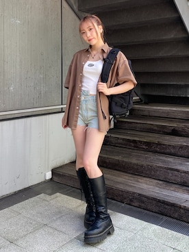 amisaさん（レディース・159cm）の春コーディネート