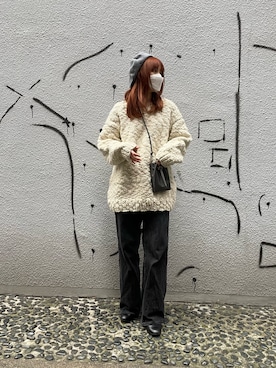 「CPH（シーピーエイチ）のアイテム」を使った、Lilyeeさん（レディース・157cm）の冬コーディネート