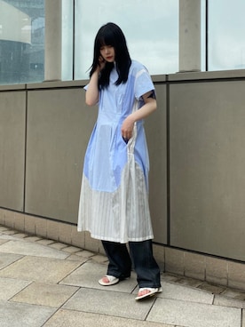 「Lui's（ルイス）のアイテム（シューズ）」を使った、Lilyeeさん（レディース・157cm）の夏コーディネート