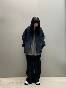 「スニーカーコーデ」｜「アイテム（ジャケット/アウター）」を使った、Lilyeeさん（レディース・157cm）の秋コーディネート
