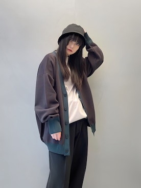 「Lui's（ルイス）のアイテム（帽子）」を使った、Lilyeeさん（レディース・157cm）の春コーディネート
