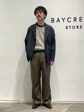 「JOURNAL STANDARD（ジャーナルスタンダード）のTR スラブ トロ フィールド ジャケット（その他アウター、グレー系）」を使った、jk090133さん（メンズ）の春コーディネート