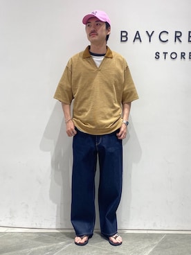 「JOURNAL STANDARD（ジャーナルスタンダード）のリジッド モダン クラシック デニム（その他パンツ、ブルー系）」を使った、jk090133さん（メンズ）の夏コーディネート