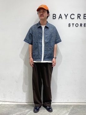 「JOURNAL STANDARD（ジャーナルスタンダード）のウーリーノ オーバー パンツ（スラックス、ブラウン系）」を使った、jk090133さん（メンズ）の春コーディネート