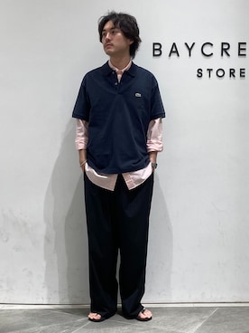 「LACOSTE（ラコステ）のアイテム」を使った、jk090133さん（メンズ・181cm）の夏コーディネート