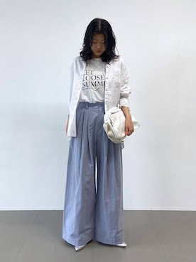 「アイテム（パンプス）」を使った、babylonemizuhoさん（レディース・166cm・20代）の春コーディネート
