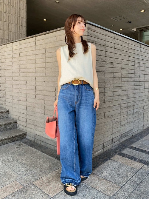 セール】前後2WAYノースリノットリボンブラウス（Tシャツ