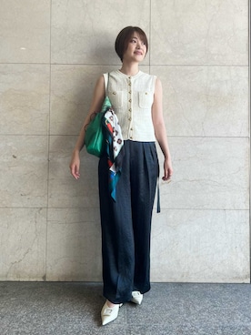 Mila Owenさん（レディース・165cm）の春コーディネート
