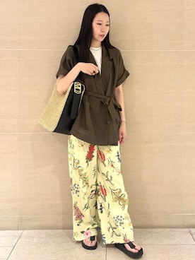 Mila Owenさん(レディース・160cm)の夏コーディネート