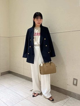 Mila Owenさん（レディース・156cm）の夏コーディネート