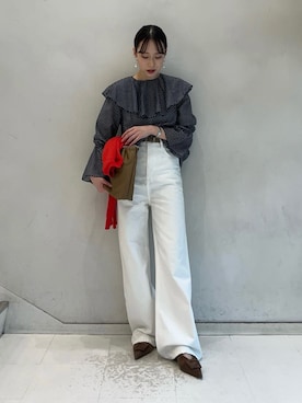 Mila Owenさん（レディース・158cm）の春コーディネート