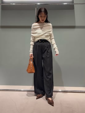 Mila Owenさん（レディース・158cm）の春コーディネート