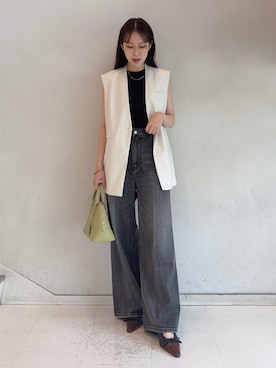 Mila Owenさん(レディース・158cm)の夏コーディネート