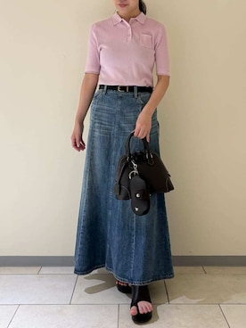 Mila Owenさん(レディース・158cm)の春コーディネート
