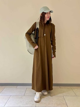 Mila Owenさん（レディース・154cm）の春コーディネート