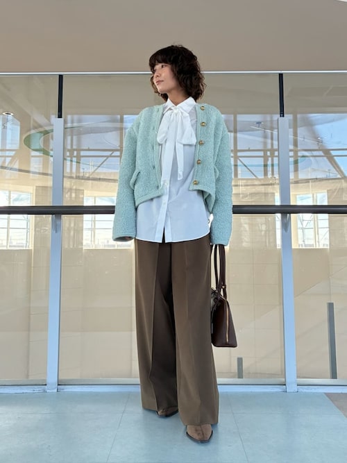 2タックワイドパンツ（その他パンツ）｜Mila Owen（ミラオーウェン）の