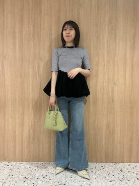 Mila Owenさん（レディース・161cm）の春コーディネート