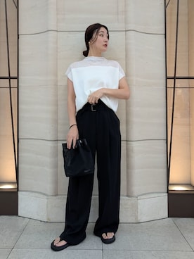 Mila Owenさん(レディース・156cm)の夏コーディネート