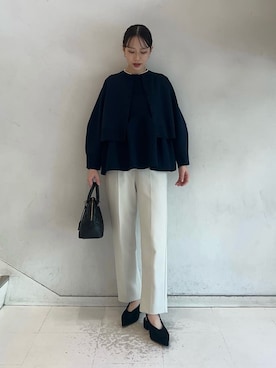 Mila Owenさん(レディース・158cm)の冬コーディネート