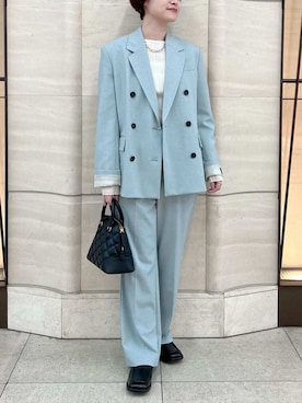 「フォーマル」｜Mila Owenさん（レディース・165cm）の秋コーディネート