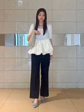 Mila Owenさん(レディース・169cm)の夏コーディネート
