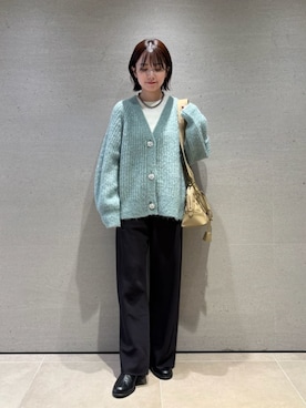 「Mila Owen（ミラオーウェン）のアイテム（ブーツ）」を使った、Mila Owenさん（レディース・160cm）の秋コーディネート