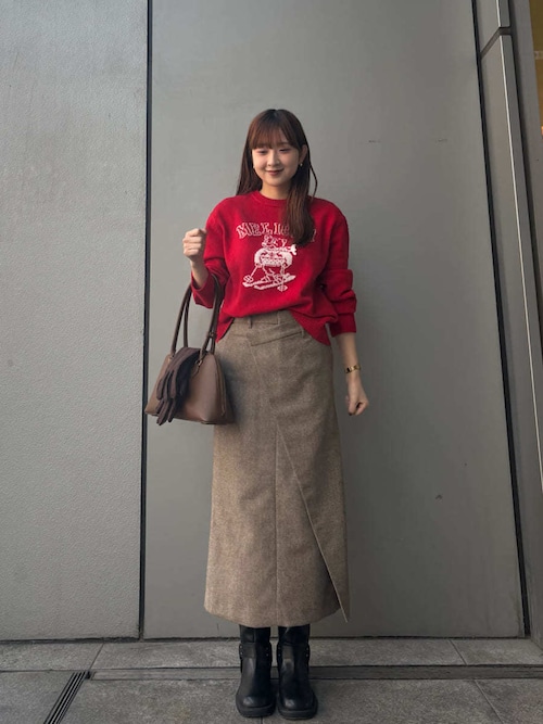 セール】MILAOクルーネックジャガードニット（ニット/セーター）｜Mila