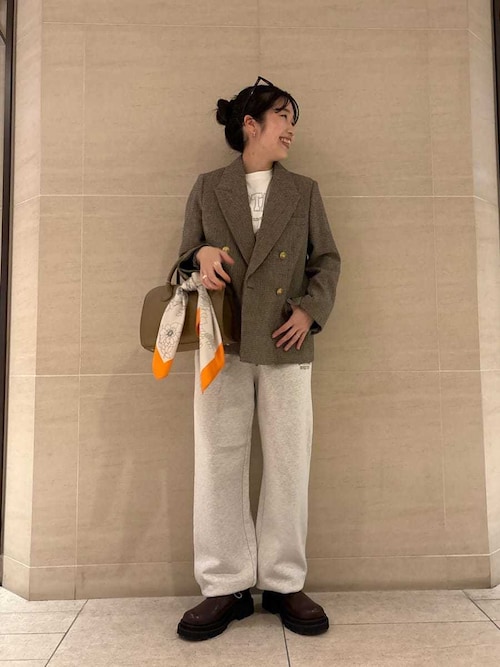 新品　今期　ミラオーウェン　チェック金釦ダブルブレストブレザー Mila Owen｜チェック金釦ダブルブレストブレザー | Rakuten