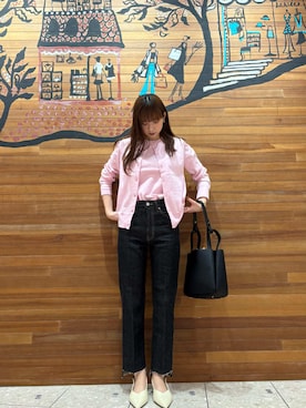 Mila Owenさん(レディース・162cm)の冬コーディネート