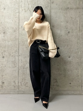 Mila Owenさん（レディース・152cm）の秋コーディネート