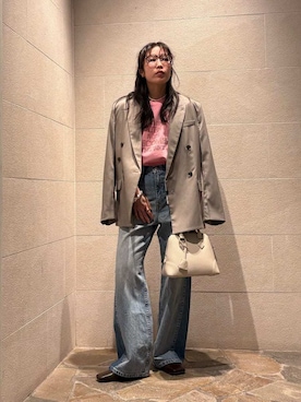 Mila Owenさん（レディース・155cm）の春コーディネート