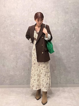 Mila Owenさん（レディース・155cm）の冬コーディネート