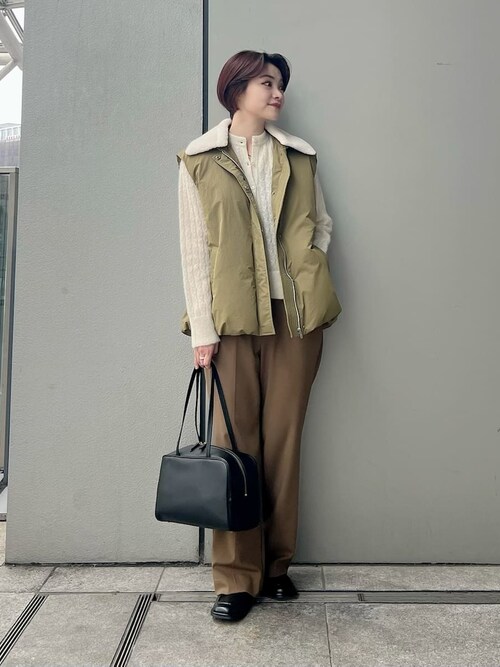 セットアップ対応】ワンタックストレートスーツパンツ（その他パンツ