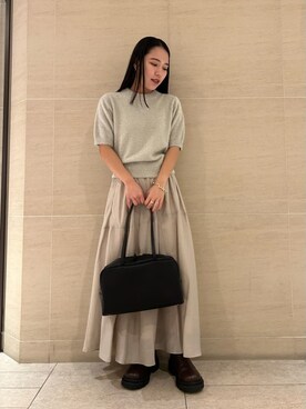 Mila Owen(ミラオーウェン)の「ジョーゼットジャージーSET Mila Owen(ミラオーウェン)の「ジョーゼットジャージーSET